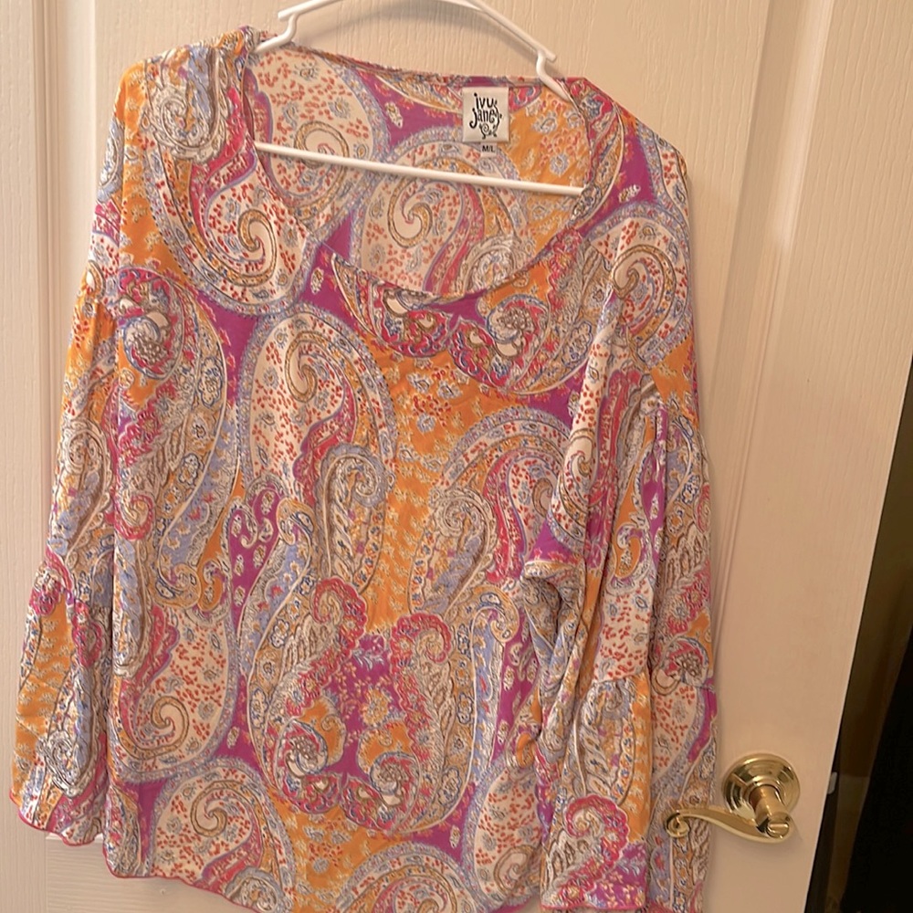 Ivy Jane Bell sleeve top-  size M/L